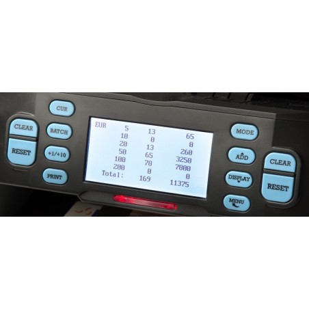  Contadora de billetes de dos salidas Countermatic Pascal