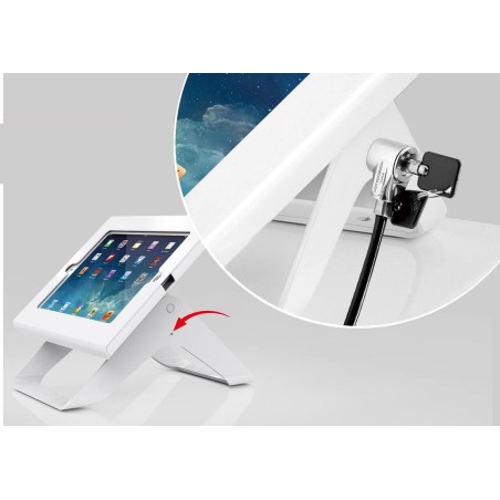 Soporte para tablets antirrobo para iPad 2/3/4 y ipad Air 1/2 y iPad Pro 9.7
